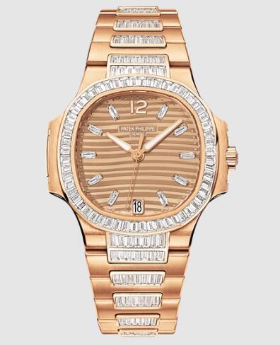 Review Patek Philippe Nautilus 7014 Rose Gold Replica Watch 7014/1R-001